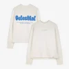 Sweatshirt - Rückenprint - weiß