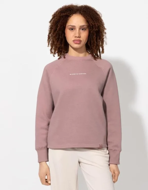 Sweatshirt - Rückenprint - rosa