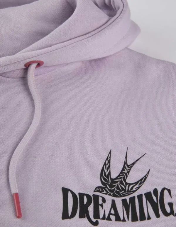 Sweatshirt - Rückenprint - lila