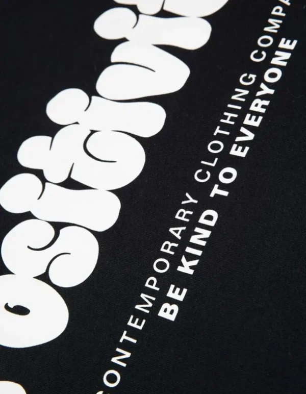 Sweatshirt - Rückenprint - schwarz