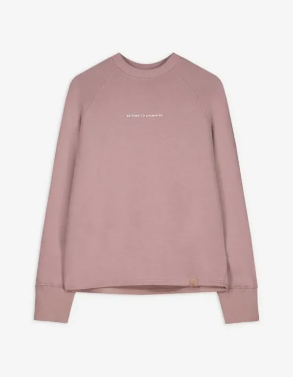 Sweatshirt - Rückenprint - rosa
