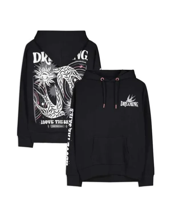 Sweatshirt - Rückenprint - schwarz