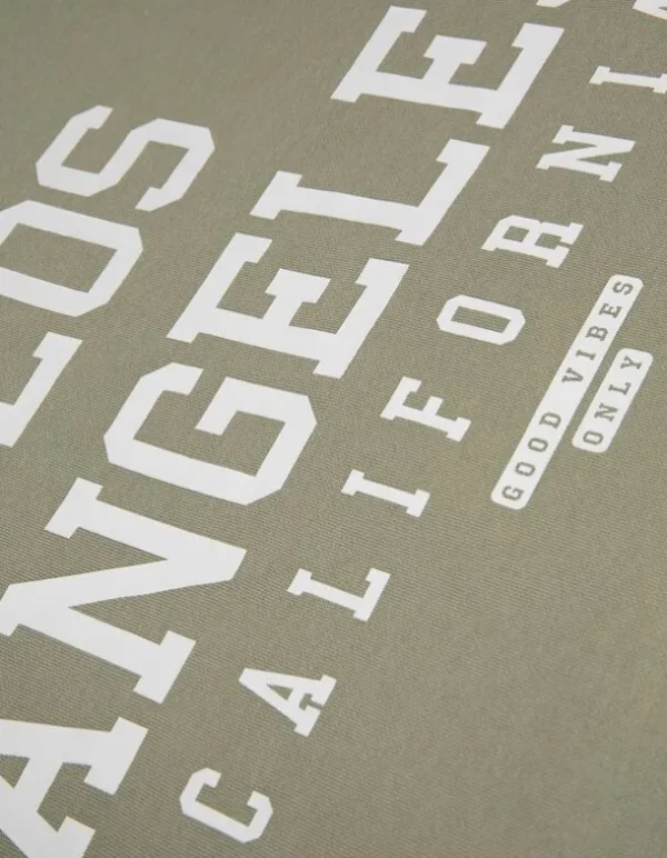 Sweatshirt - Schriftzug - grün