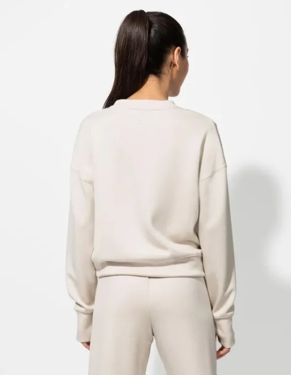 Sweatshirt - Soft-Touch - beige