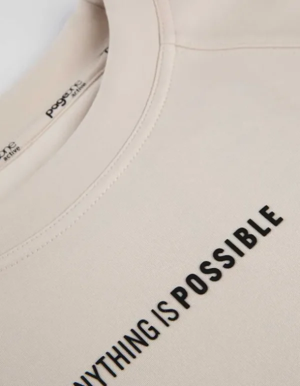 Sweatshirt - Soft-Touch - beige