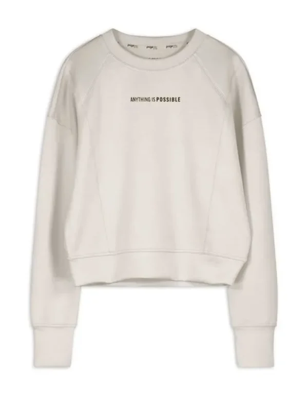 Sweatshirt - Soft-Touch - beige