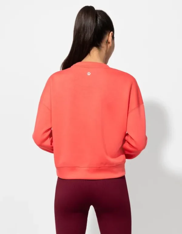 Sweatshirt - Soft-Touch - hellrot
