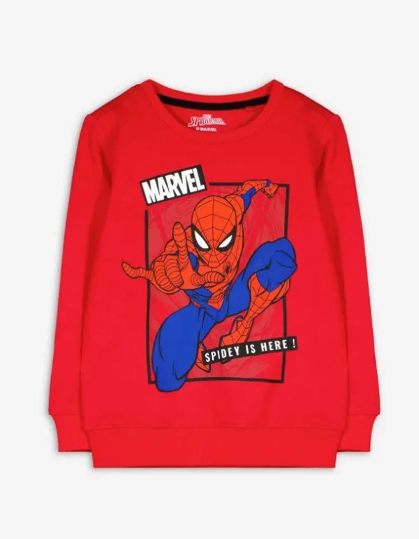 Sweatshirt - Spiderman - rot