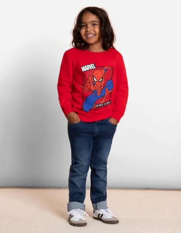 Sweatshirt - Spiderman - rot