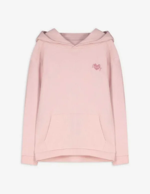 Sweatshirt - Stickerei - rosa