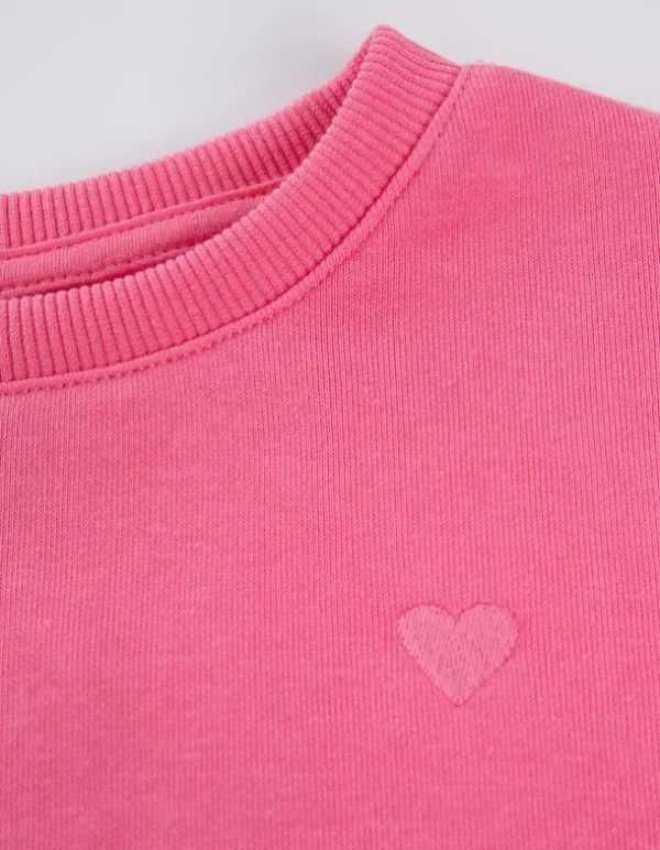 Sweatshirt - Stickereien - pink
