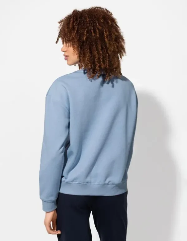 Sweatshirt - Stickereien - hellblau