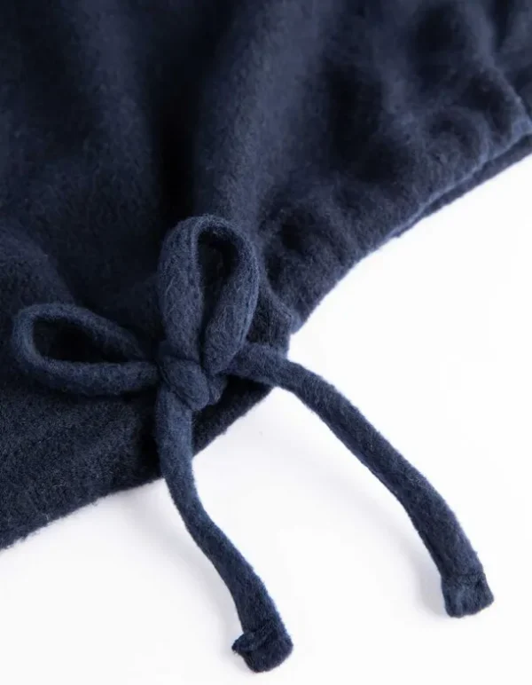 Sweatshirt - Tunnelzug am Saum - dunkelblau
