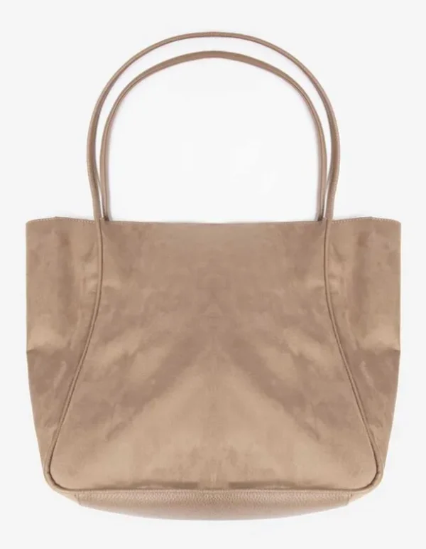 Tasche - Lederoptik - beige