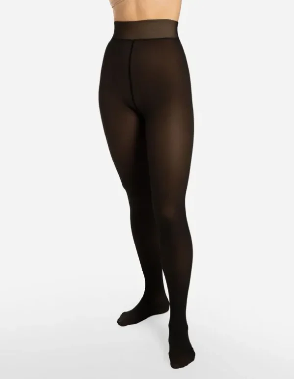 Thermostrumpfhose - Thermoeffekt - schwarz