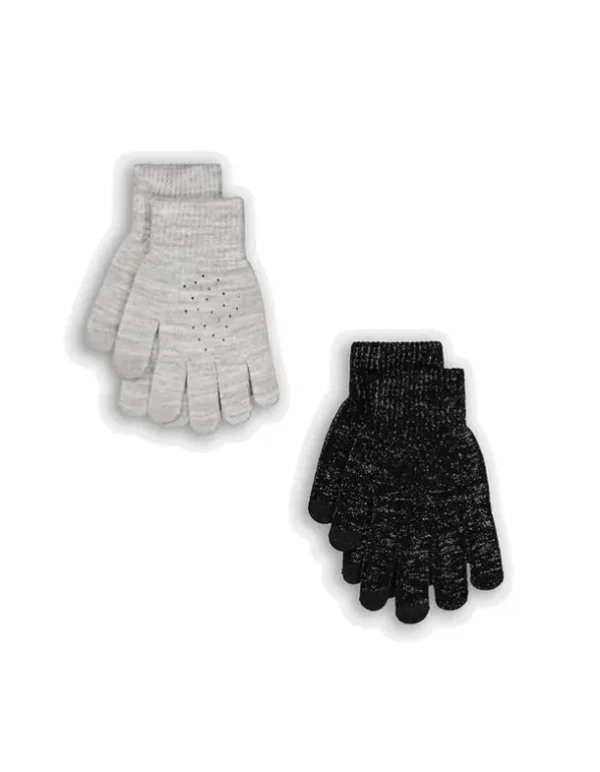 Touchscreen-Handschuhe - 2er-Pack - grau