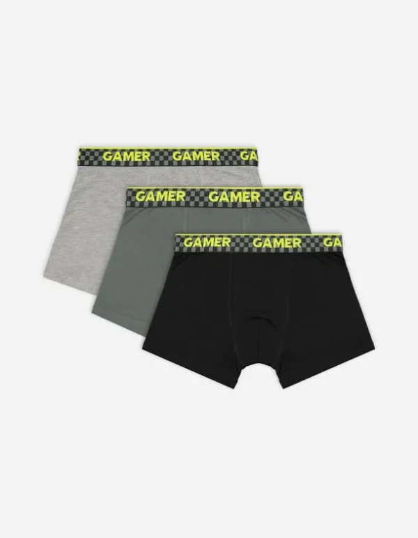 Trunks - 3er-Pack - türkis