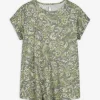 T-Shirt - Allover-Muster - grün