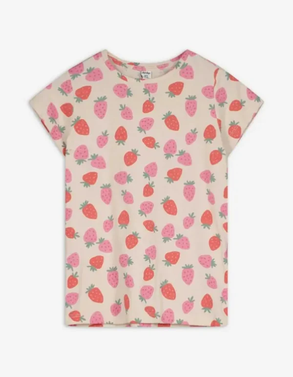 T-Shirt - Allover-Print - beige