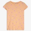 T-Shirt - Allover-Print - orange