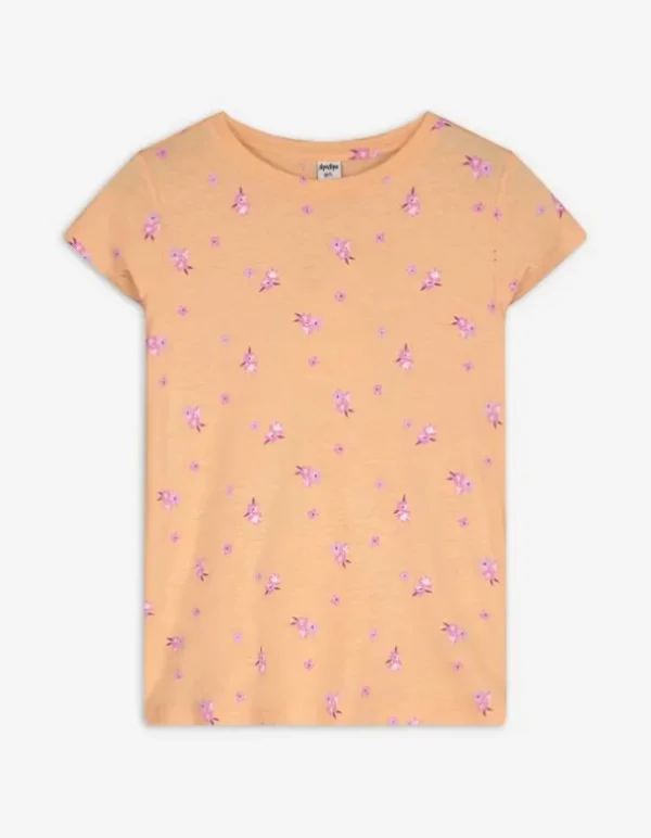 T-Shirt - Allover-Print - orange
