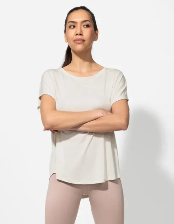 T-Shirt - Atmungsaktiv - beige