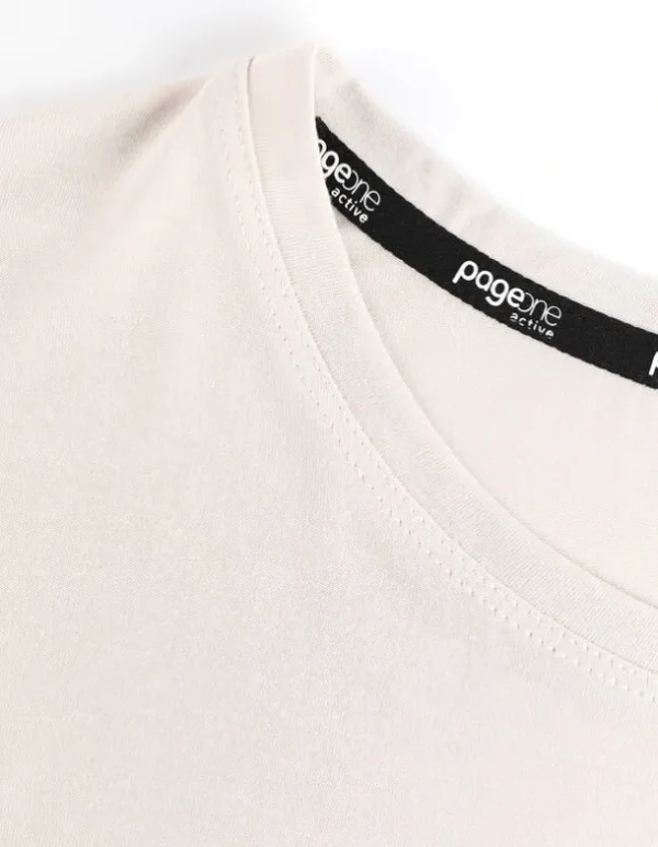 T-Shirt - Atmungsaktiv - beige