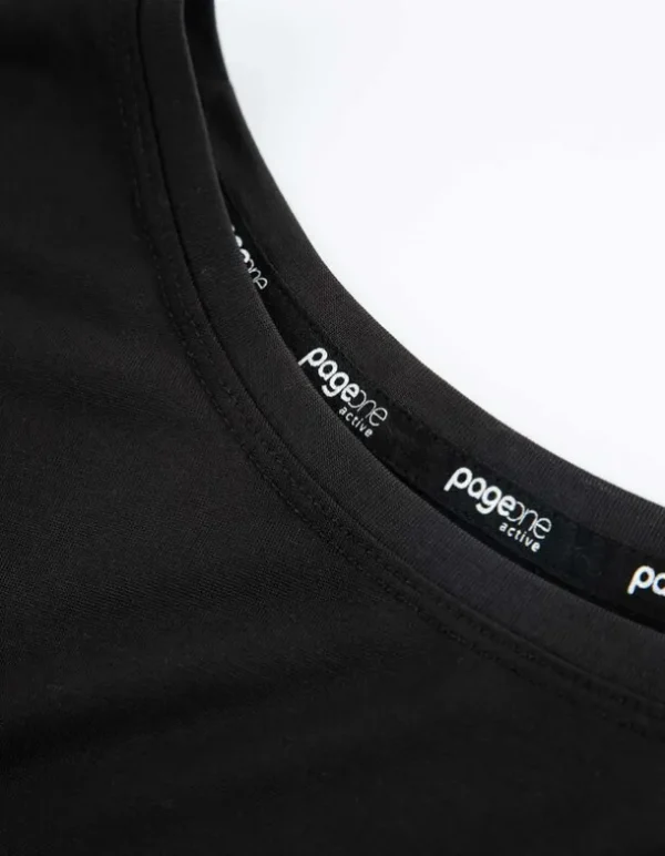 T-Shirt - Atmungsaktiv - schwarz