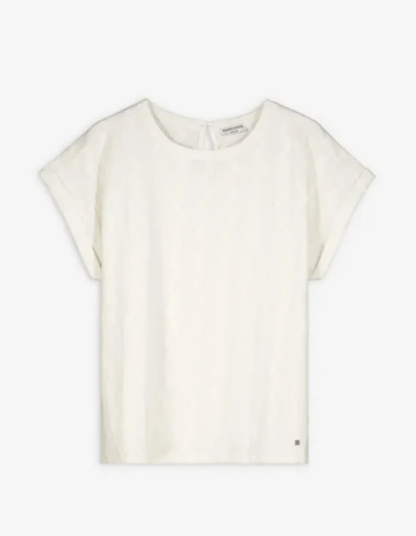 T-Shirt - Ärmel mit fixiertem Aufschlag