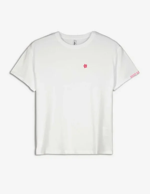 T-Shirt - Ärmel mit fixiertem Aufschlag