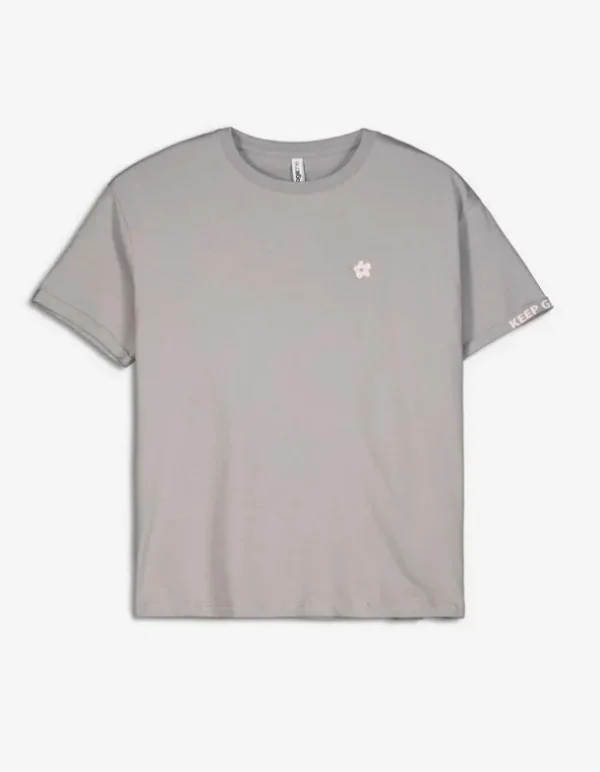 T-Shirt - Ärmel mit fixiertem Aufschlag