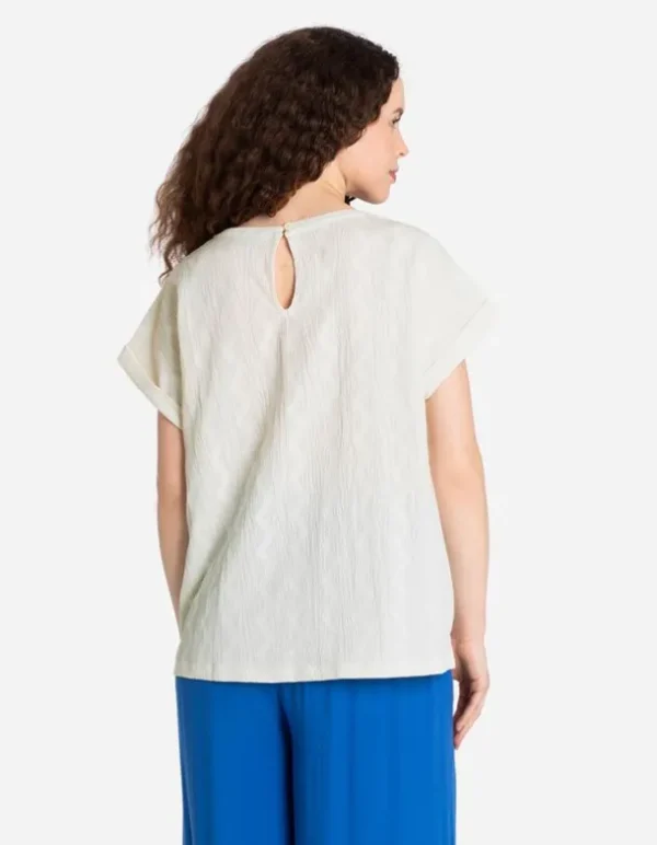 T-Shirt - Ärmel mit fixiertem Aufschlag