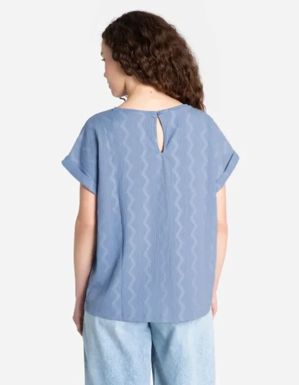 T-Shirt - Ärmel mit fixiertem Aufschlag