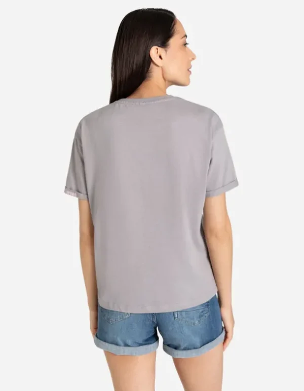 T-Shirt - Ärmel mit fixiertem Aufschlag