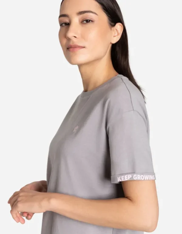 T-Shirt - Ärmel mit fixiertem Aufschlag