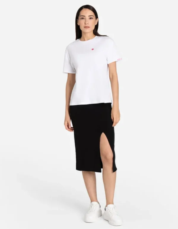 T-Shirt - Ärmel mit fixiertem Aufschlag