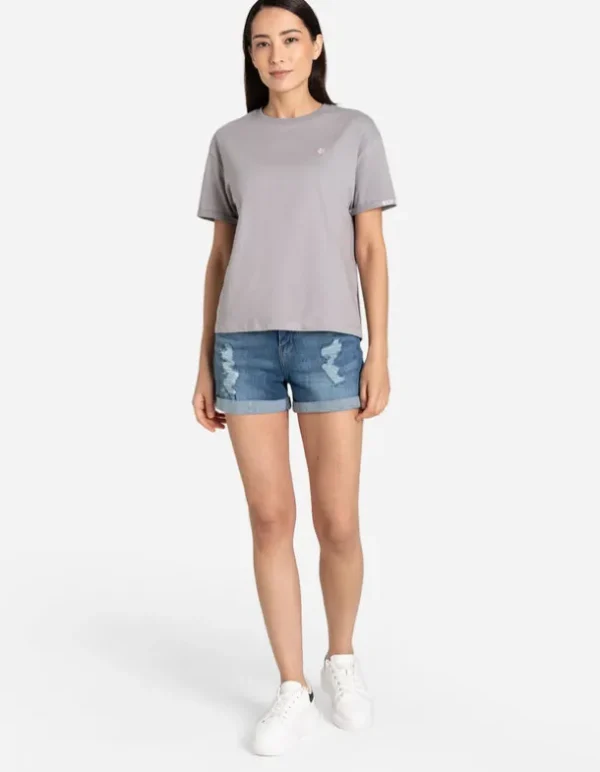 T-Shirt - Ärmel mit fixiertem Aufschlag