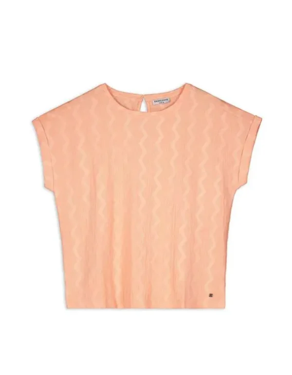 T-Shirt - Ärmel mit fixiertem Aufschlag