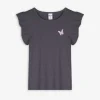 T-Shirt - Ärmel mit Volants