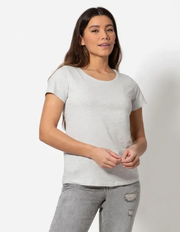 T-Shirt - Basic - grau