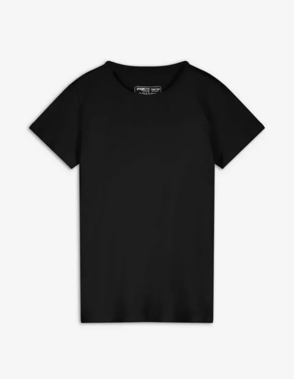T-Shirt - Baumwolle - schwarz