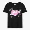 T-Shirt - Baumwolle - schwarz