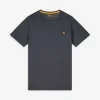 T-Shirt - Brusttasche - dunkelgrau
