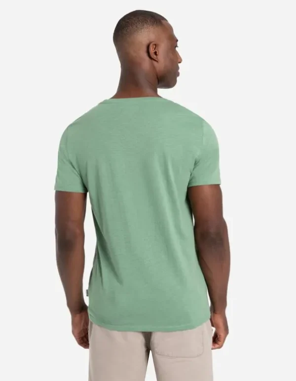 T-Shirt - Brusttasche - grün