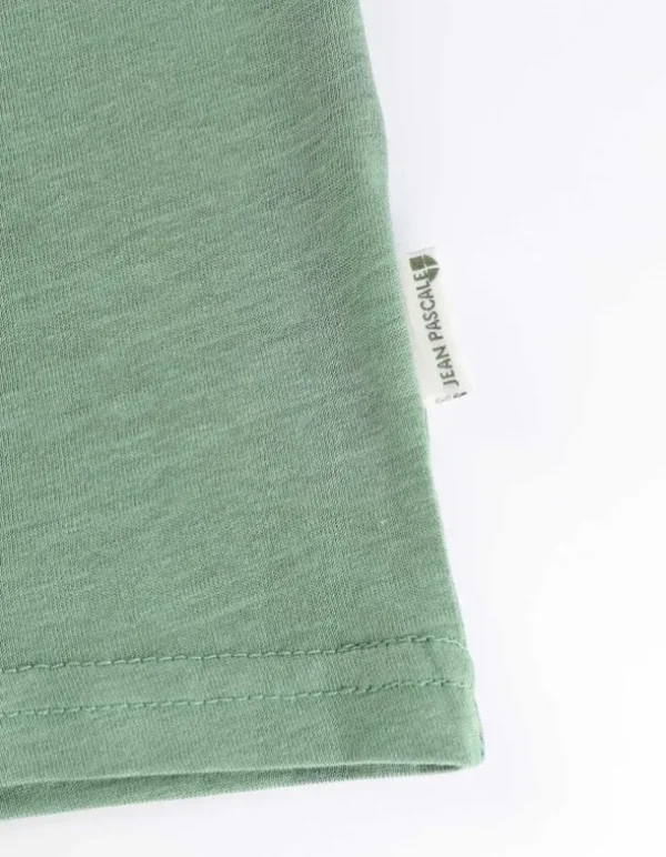 T-Shirt - Brusttasche - grün