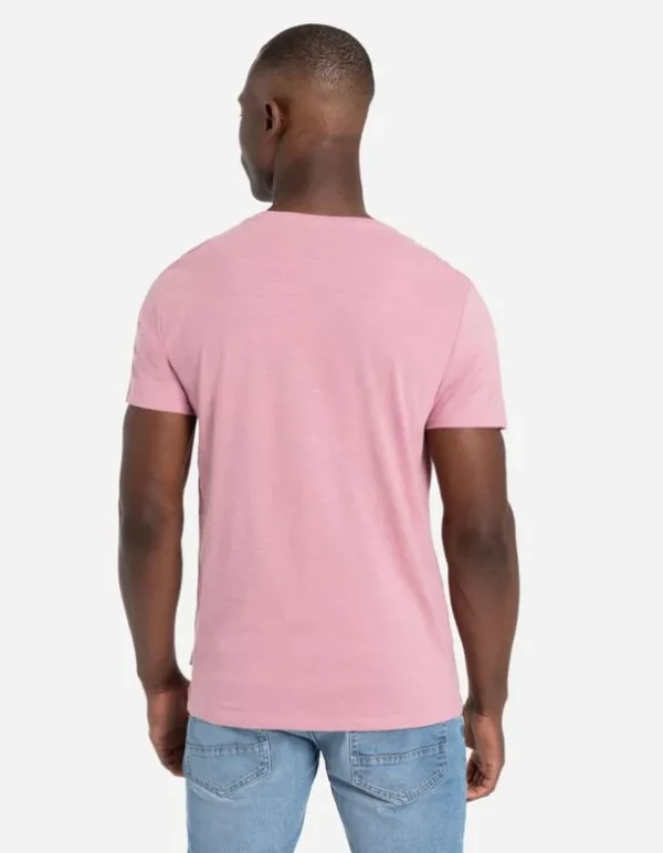 T-Shirt - Brusttasche - rosa
