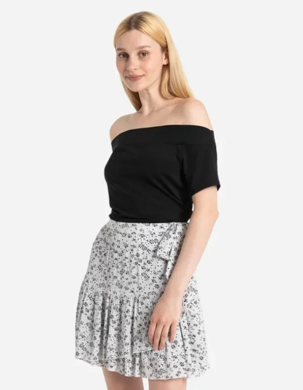 T-Shirt - Carmen-Ausschnitt