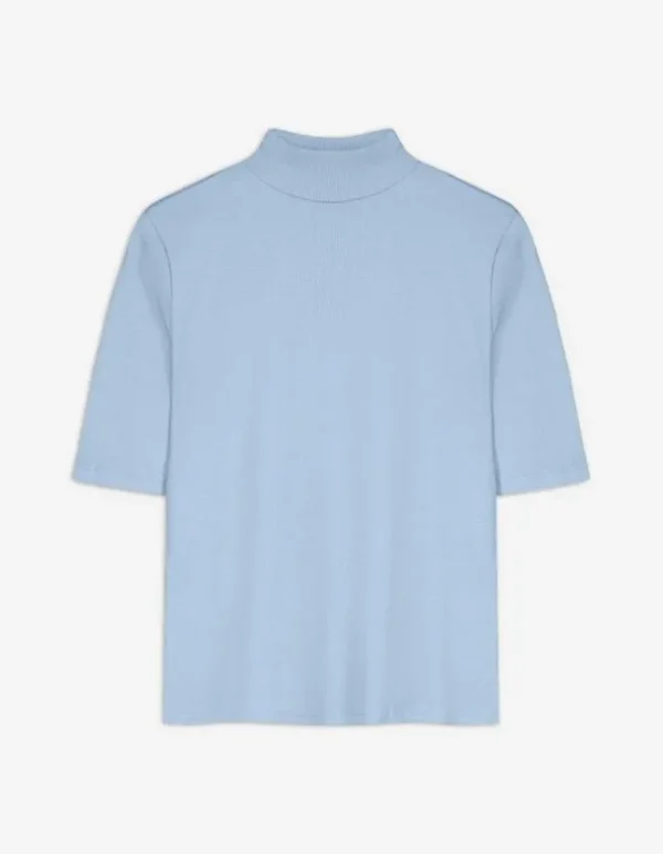 T-Shirt - Dreiviertelärmel - hellblau