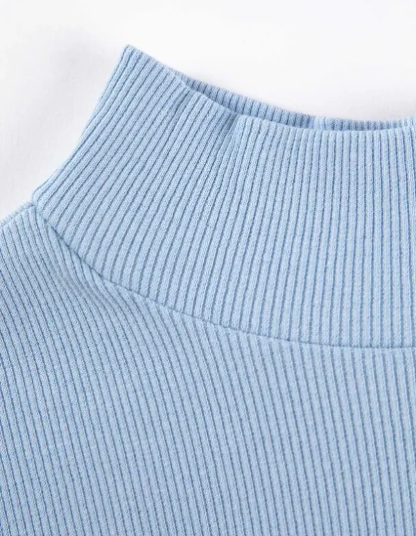 T-Shirt - Dreiviertelärmel - hellblau