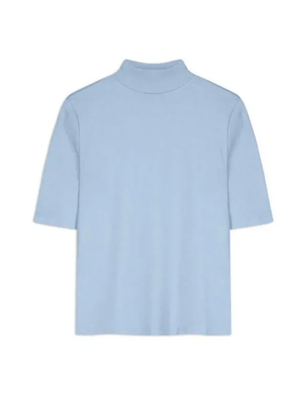 T-Shirt - Dreiviertelärmel - hellblau